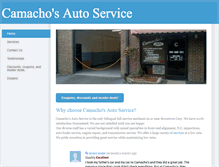 Tablet Screenshot of camachosautoservice.com